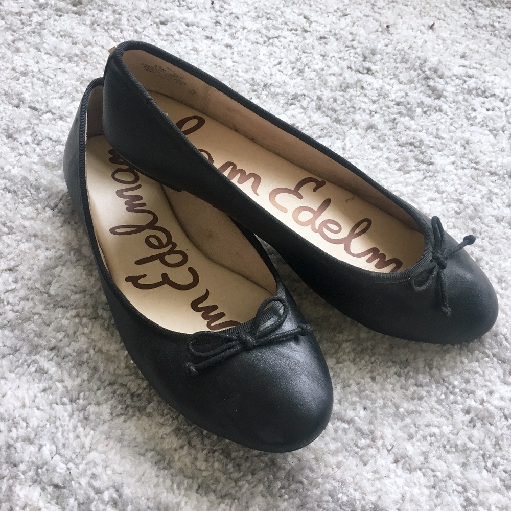 Sam Edelman Carrie Ballet Flats in Black
